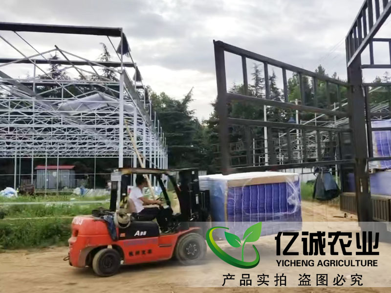 溫室大棚資材到達荷澤項目現場